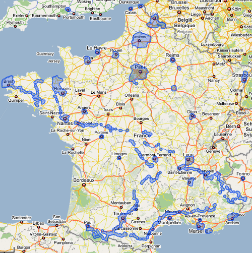 Google Maps Street Views France